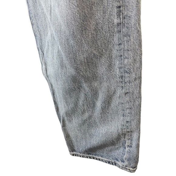 American Eagle Baggy Jean Womens Medium Wash High Rise Blue Jeans sz 10 Long - Picture 10 of 16